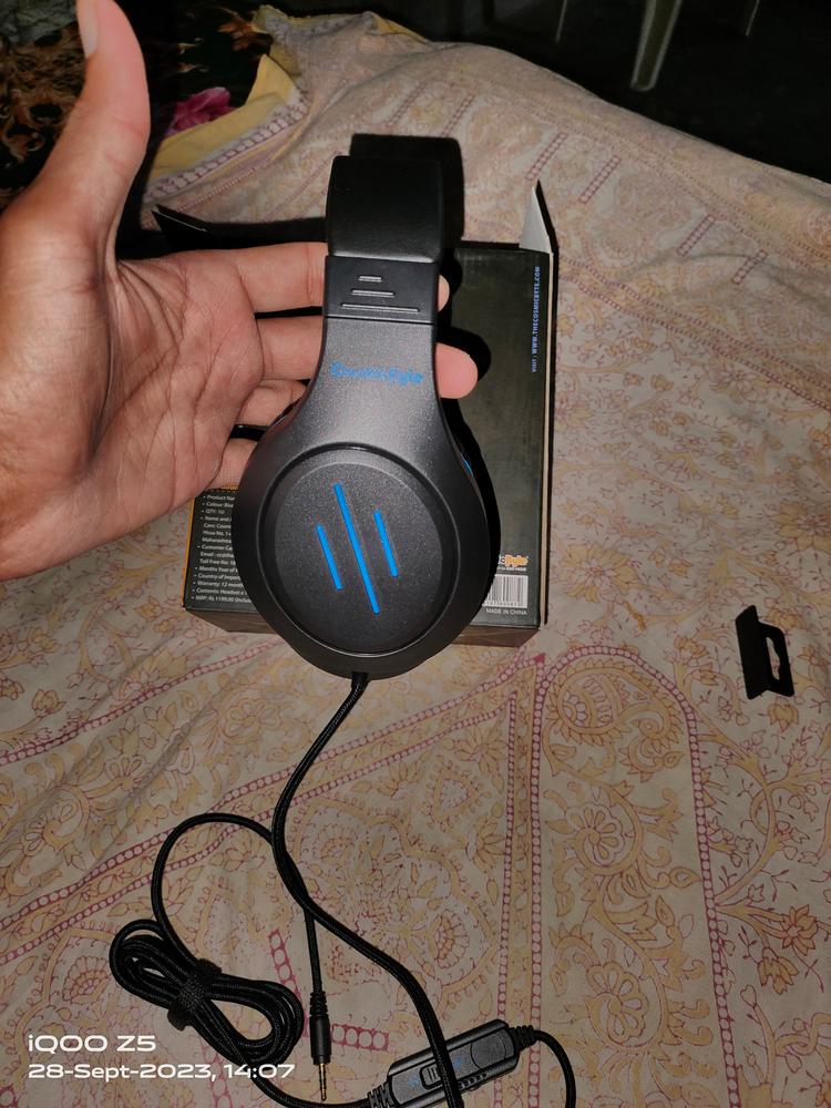 Cosmic Byte Blazar Gaming Headset - Customer Photo From Alish Mor
