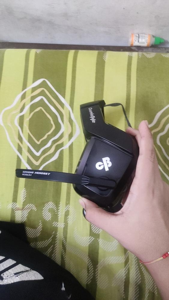 Cosmic Byte H1 Gaming Headphone with Mic for PC, Laptops, Mobile, PS4, Xbox One (Grey) - Customer Photo From Prithvi G.