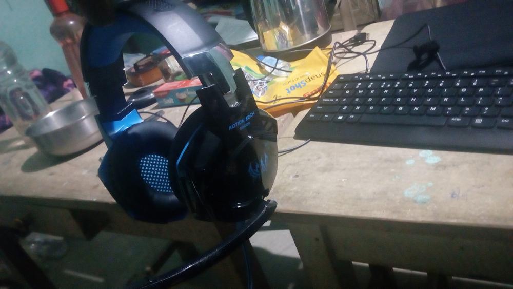 Kotion Each Over the Ear Headset - G2000 (Black/Blue) - Customer Photo From Ram M.
