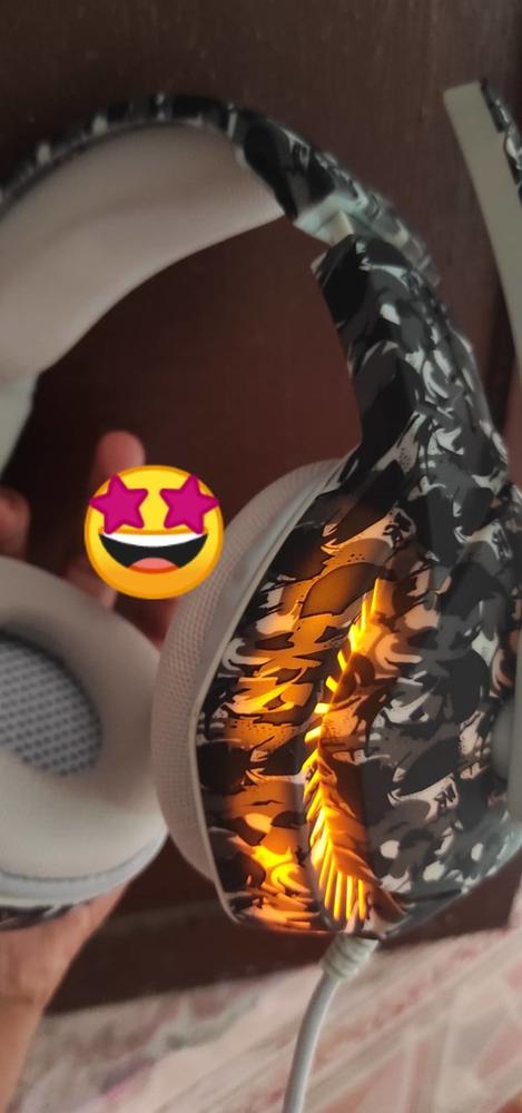 Cosmic Byte H3 Gaming Headphone with Mic (Camo Black) - Customer Photo From Gourav