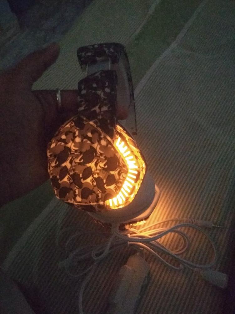 Cosmic Byte H3 Gaming Headphone with Mic (Camo Black) - Customer Photo From Ajith V.