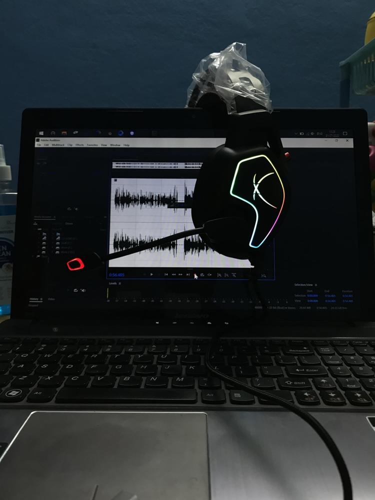Cosmic Byte Equinox Europa 7.1 USB Dual Driver Gaming Headset with Software, Spectra RGB LED and ENC Microphone - Customer Photo From Sreekar C.