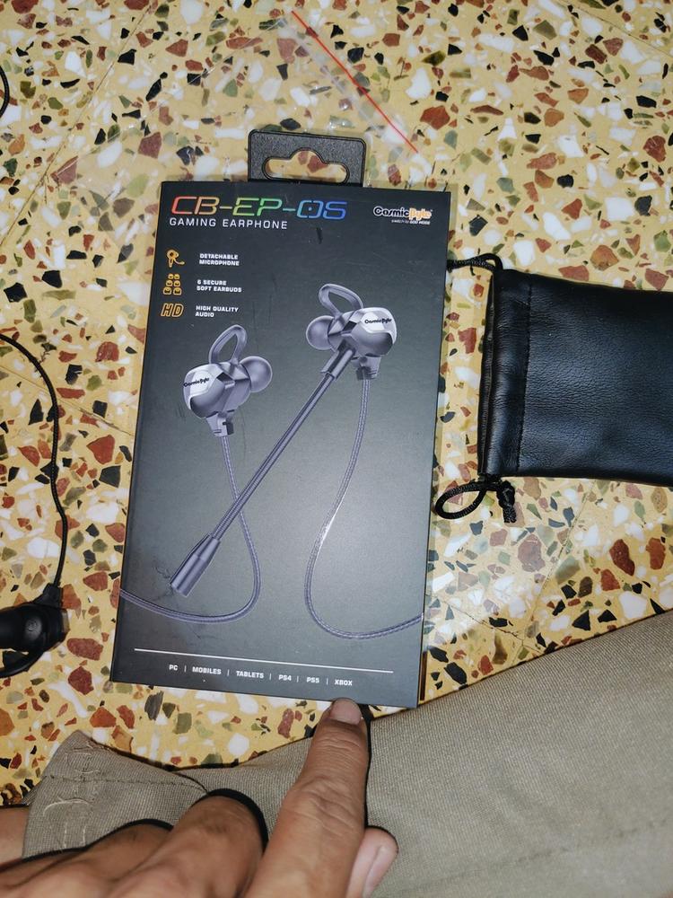 Cosmic Byte CB-EP-06 Gaming Earphone, Lightweight with Detacheable Microphone - Customer Photo From Rushi V.