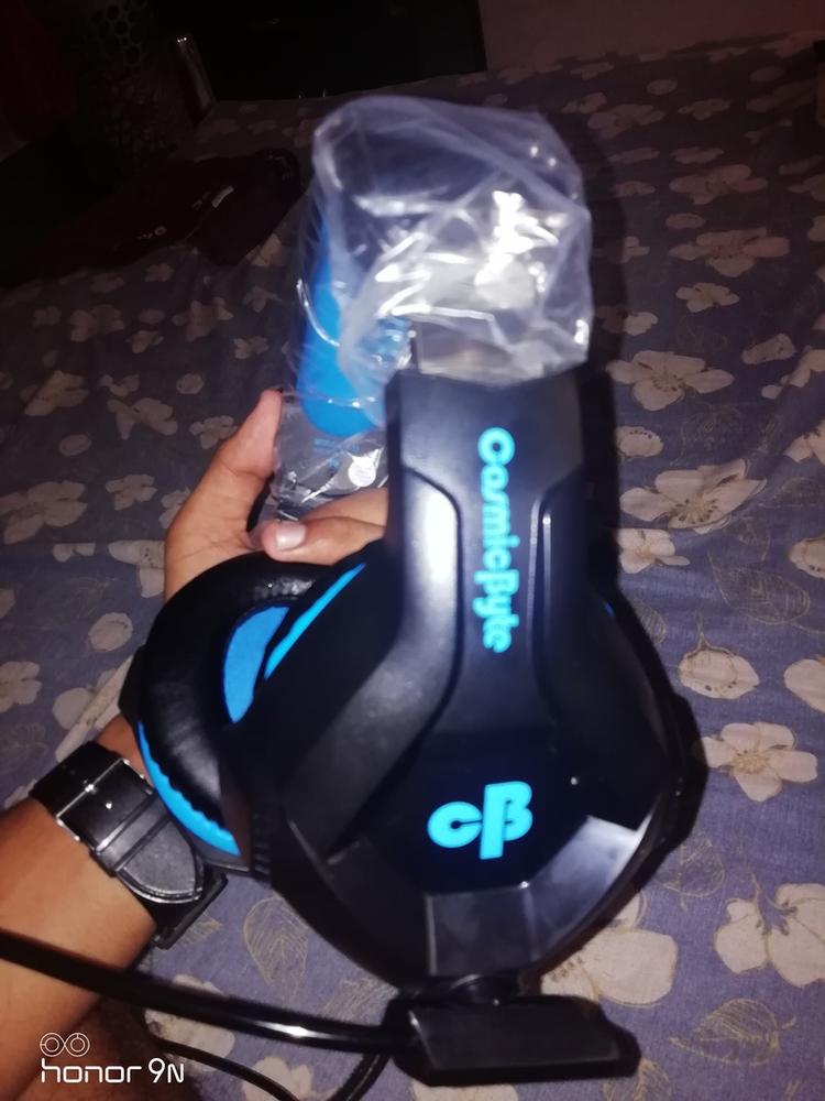 Cosmic Byte H11 Gaming Headset with Microphone (Black/Blue) - Customer Photo From Aakshad T.