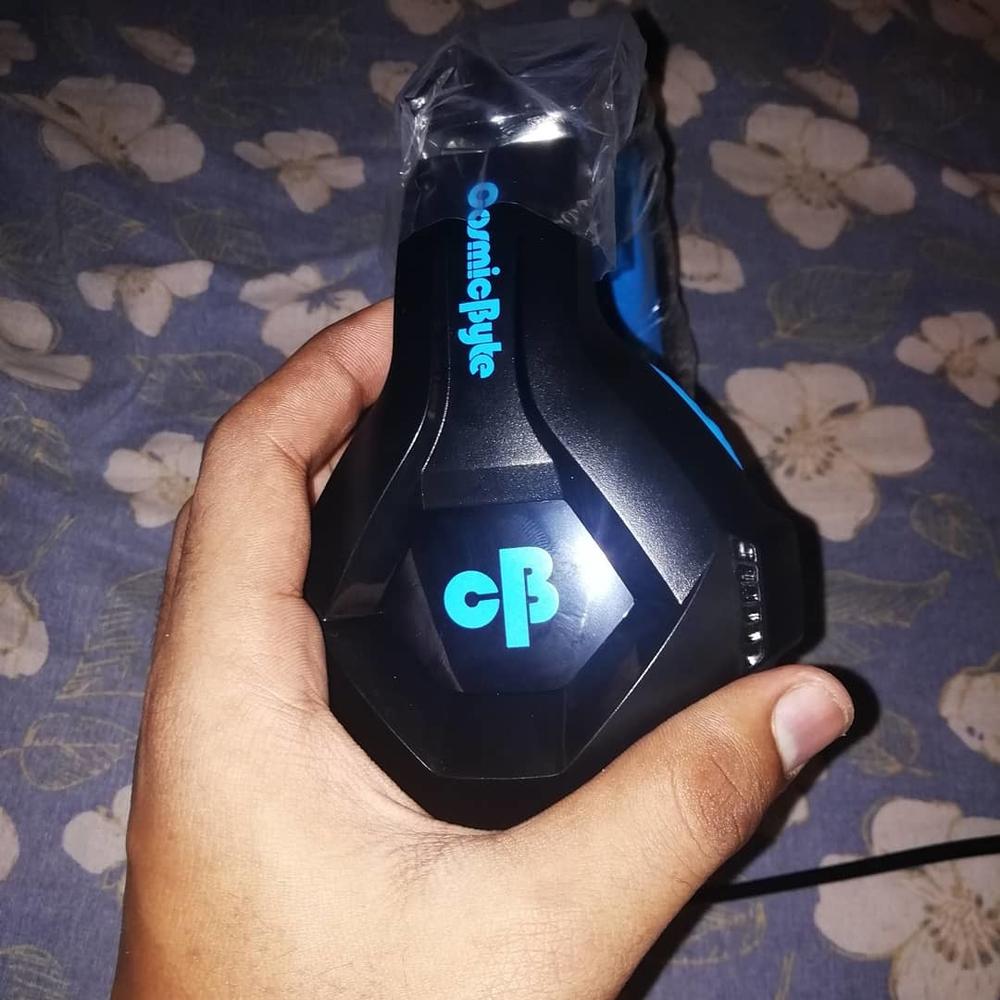 Cosmic Byte H11 Gaming Headset with Microphone (Black/Blue) - Customer Photo From Aakshad T.
