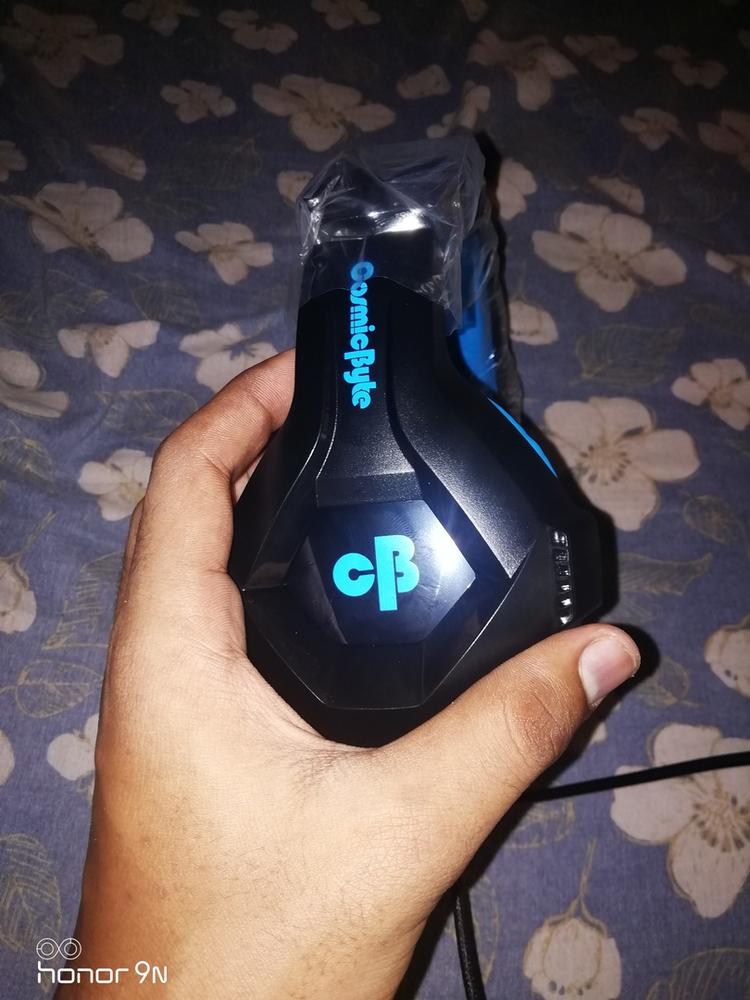 Cosmic Byte H11 Gaming Headset with Microphone (Black/Blue) - Customer Photo From Aakshad T.