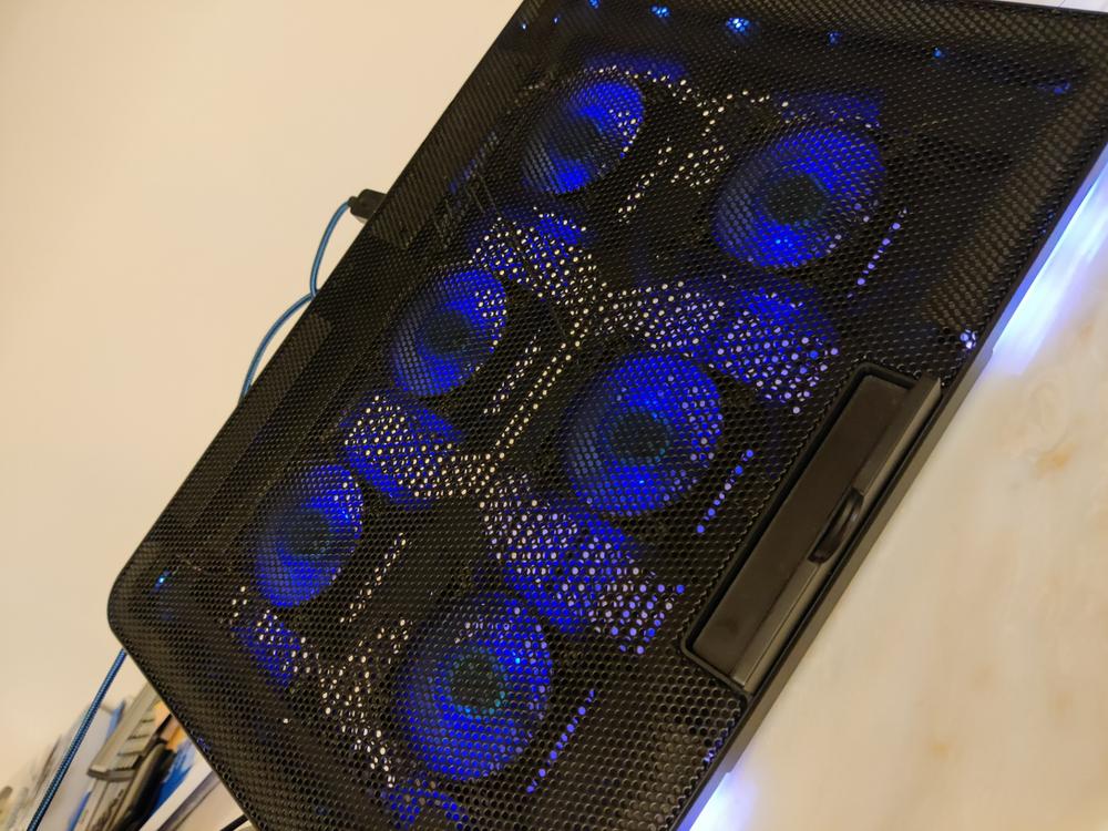 Cosmic Byte Hydroid RGB Cooling Pad with 6 Fans - Customer Photo From Pranshul Vijayvergia