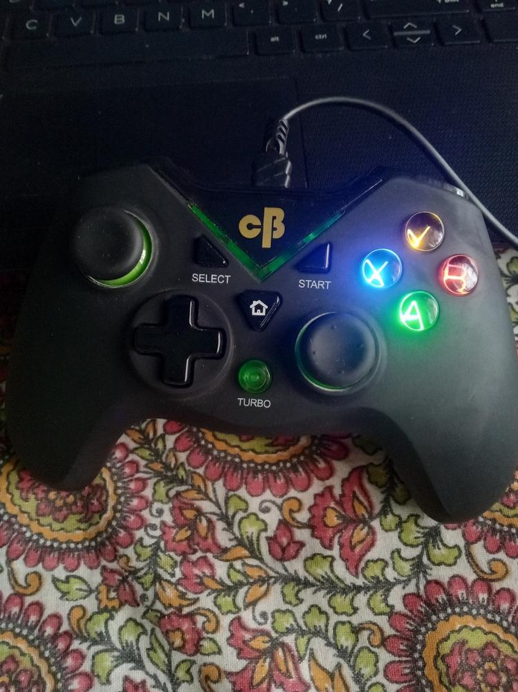 Cosmic Byte Callisto Wired Gamepad with Programmable Turbo Buttons for Windows PC - Customer Photo From Abhijit B.