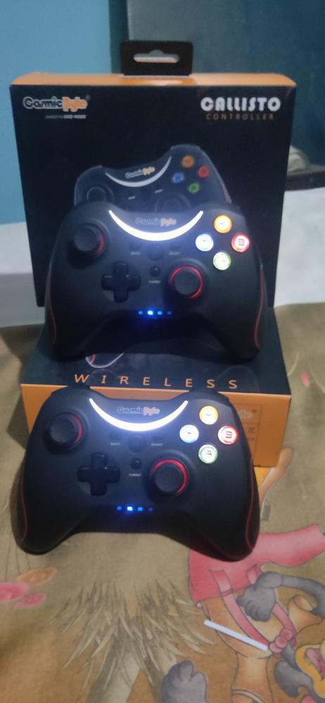 Cosmic Byte Callisto Wireless Gamepad with Programmable Turbo Buttons for Windows PC - Customer Photo From AVIJEET D.