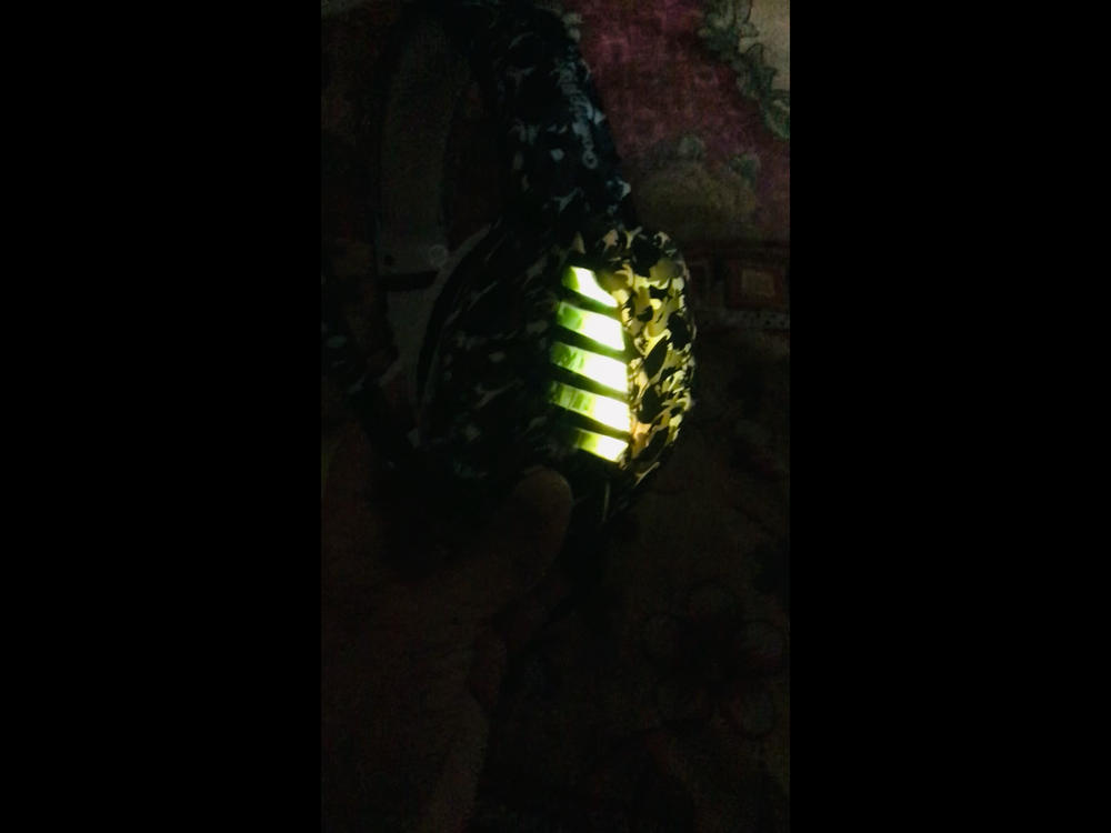 Cosmic Byte GS430 Gaming Headphone, 7 Color RGB LED and Microphone (Camo Black) - Customer Photo From Ankit R.