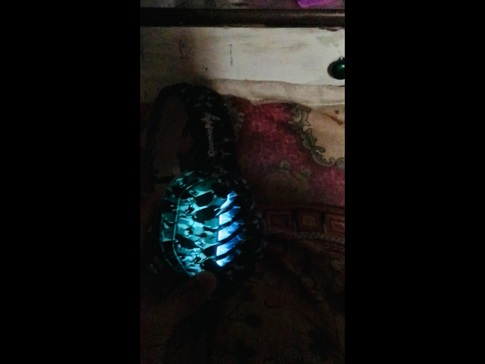 Cosmic Byte GS430 Gaming Headphone, 7 Color RGB LED and Microphone (Camo Black) - Customer Photo From Ankit R.