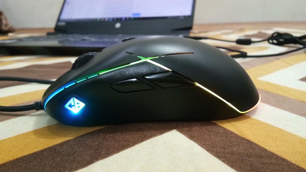 Cosmic Byte Gravity Lightweight RGB 6400 DPI Gaming Mouse with Sunplus IT 6651 Sensor, Software - Customer Photo From Rahul K.
