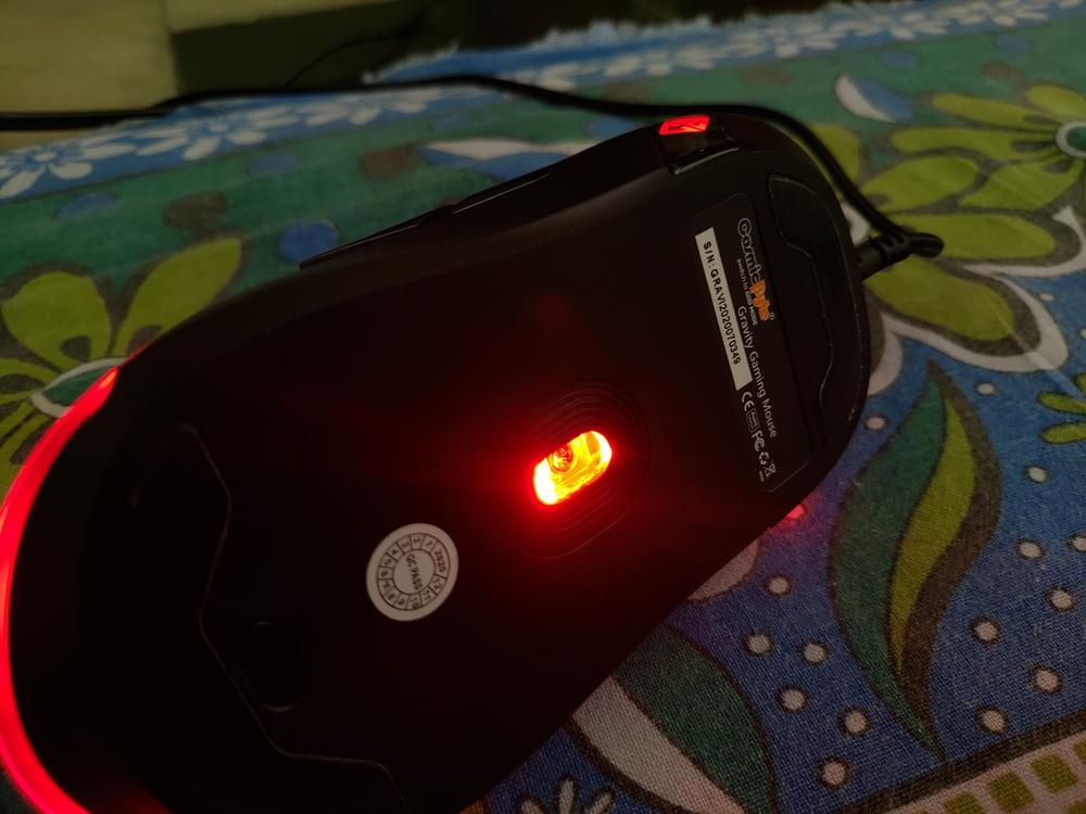 Cosmic Byte Gravity Lightweight RGB 6400 DPI Gaming Mouse with Sunplus IT 6651 Sensor, Software - Customer Photo From Tanmay M.