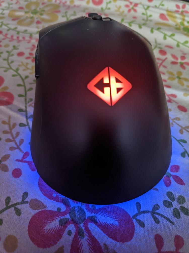 Cosmic Byte Hyperion Wireless + Wired Dual Mode Gaming Mouse, Rechargeable, Pixart 3325 Sensor, RGB LED, Software, Upto 10000 DPI (Black) - Customer Photo From pranay s.