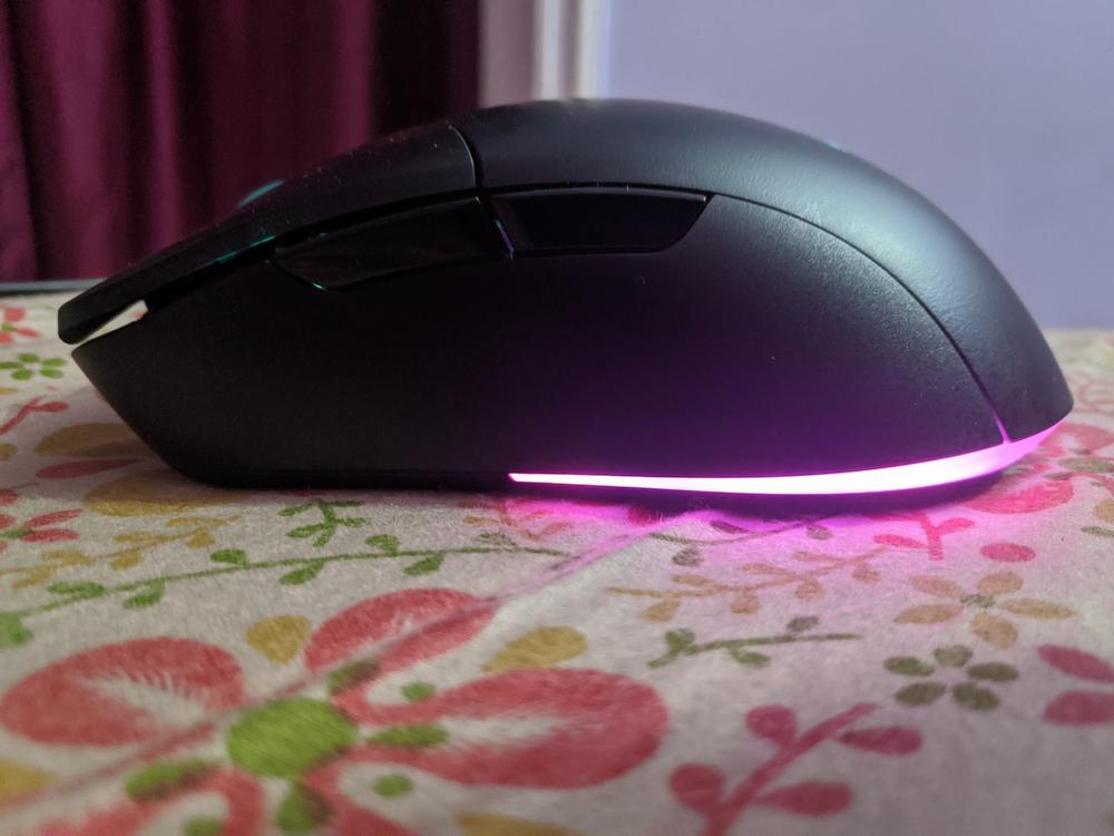 Cosmic Byte Hyperion Wireless + Wired Dual Mode Gaming Mouse, Rechargeable, Pixart 3325 Sensor, RGB LED, Software, Upto 10000 DPI (Black) - Customer Photo From pranay s.