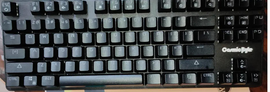 Cosmic Byte CB-GK-34 Firefly Hot Swappable Keyboard with Outemu Red Switches - Customer Photo From anup