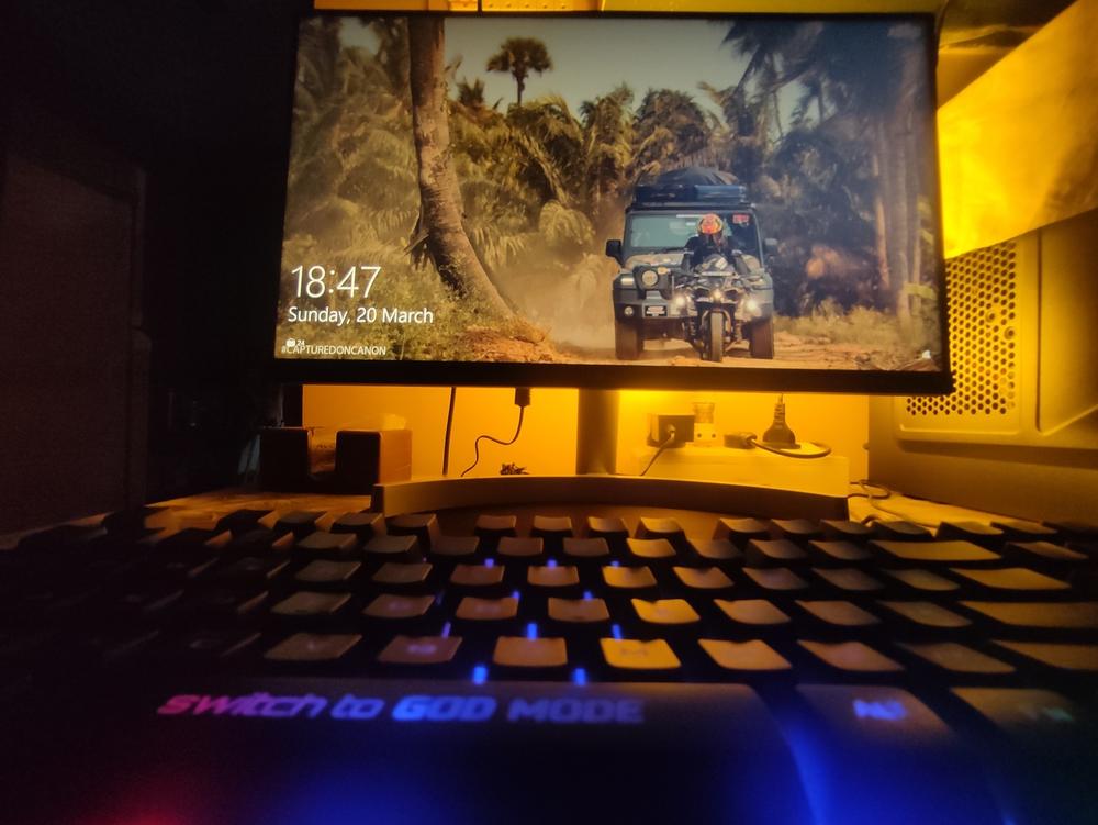 Cosmic Byte CB-GK-20 Styx TKL Membrane Gaming Keyboard with Rainbow LED (Black) - Customer Photo From Soham S.