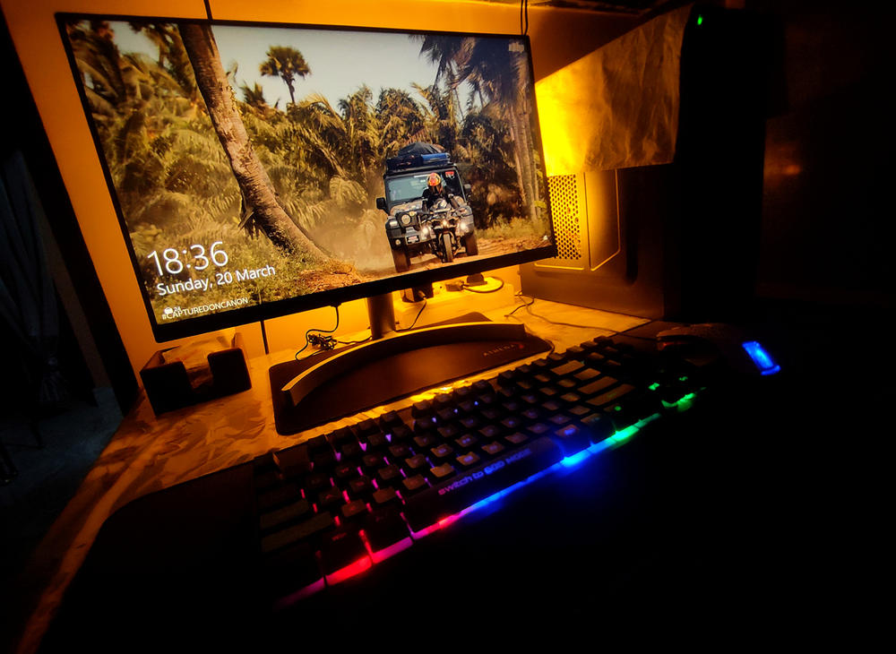 Cosmic Byte CB-GK-20 Styx TKL Membrane Gaming Keyboard with Rainbow LED (Black) - Customer Photo From Soham S.