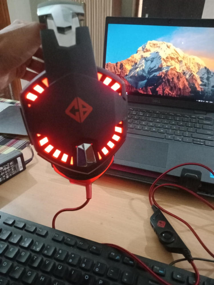Cosmic Byte G2000 Gaming Headset - Red - Customer Photo From parmanand motiramani