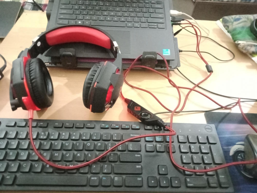 Cosmic Byte G2000 Gaming Headset - Red - Customer Photo From parmanand motiramani