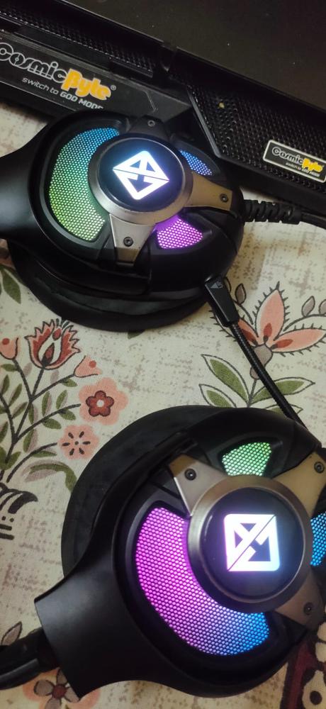 Cosmic Byte Oberon 7.1 USB + 3.5mm Dual Mode Gaming Headset - Customer Photo From Soham Mahadeshwar