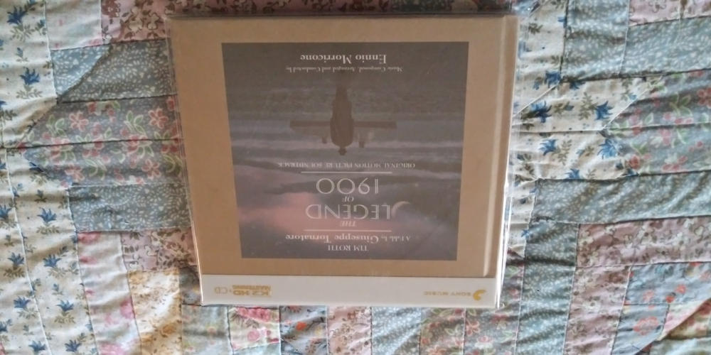 Ennio Morricone The Legend of 1900 Soundtrack Numbered Limited Edition K2 HD Import CD - Customer Photo From Steve Harris
