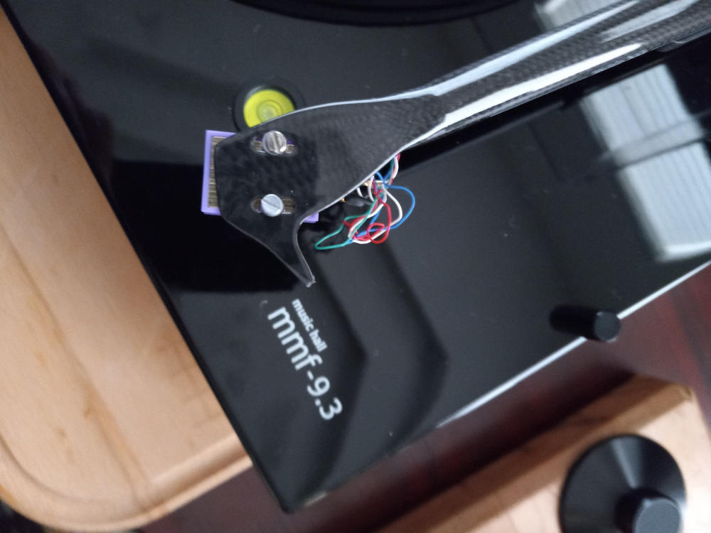 Music Hall MMF-9.3 Turntable (Open Box, Black) - Customer Photo From JAMES RICCI