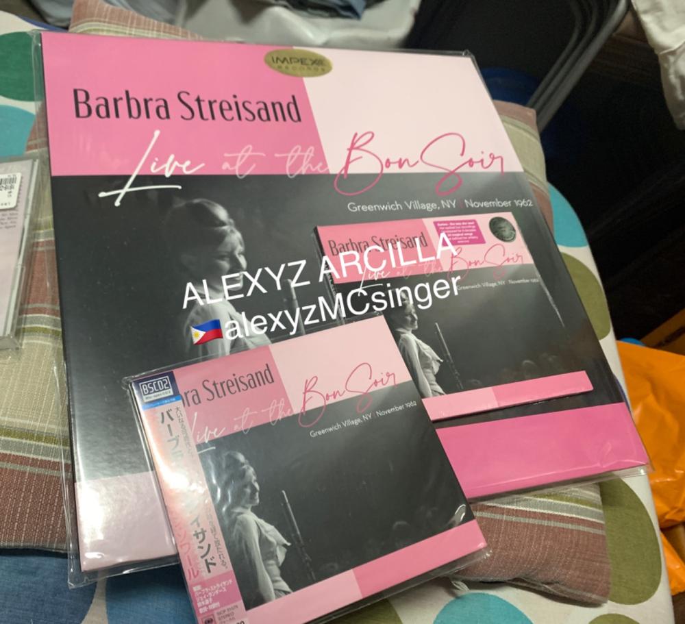 Barbra Streisand Live at the Bon Soir 180g 2LP - Customer Photo From ALEXYZ ARCILLA