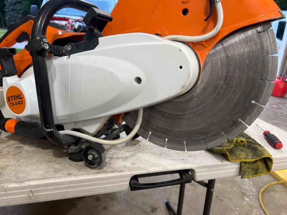 BD Loops 3/16" Pro Diamond Blades 14" Diameter - Customer Photo From Derrick Woiderski