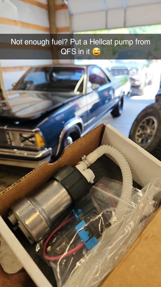 Genuine Walbro/TI F90000285 525LPH HELLCAT Fuel Pump (w/ QFS Install Kit Option) - Customer Photo From Anthony Laws