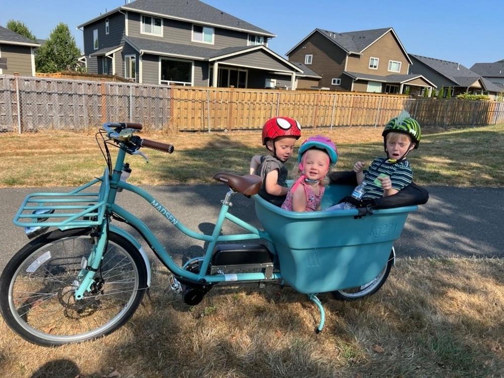 Electric MADSEN Vintage Blue "Loaded" - Customer Photo From Whitney Opfar