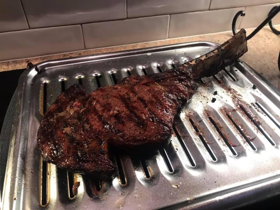 Tomahawk Steak Dry Aged - Customer Photo From Joey Collins