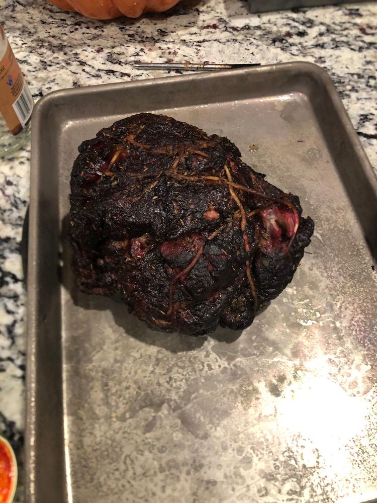 Lamb Shoulder (Boned, Rolled and Tied) - Customer Photo From Marty Stamps