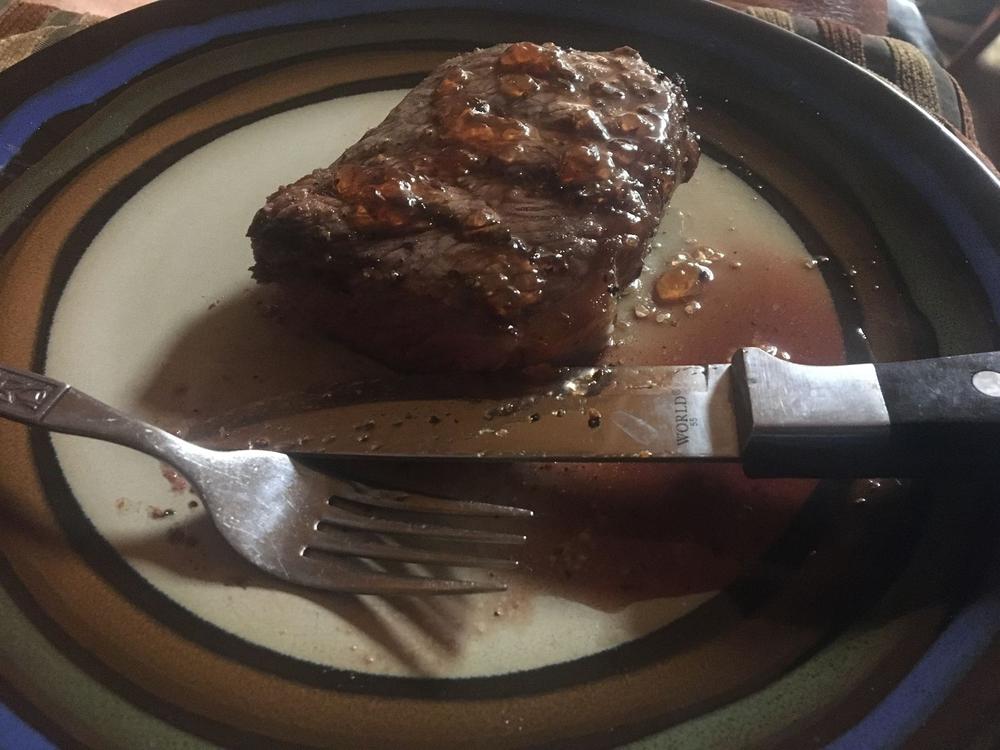 Bison New York Strip Steak - Customer Photo From Thomas Brossard