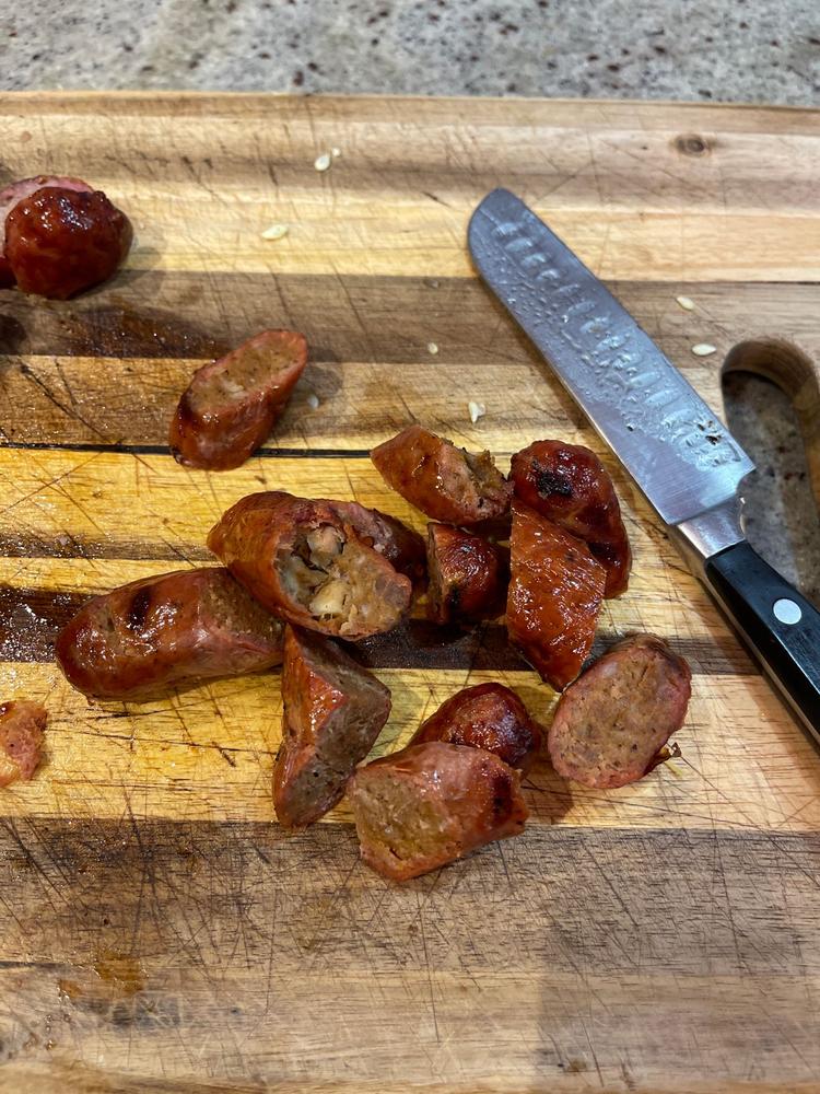Elk with Apple, Pear and Port Wine Sausage - Customer Photo From Kelly Williamson