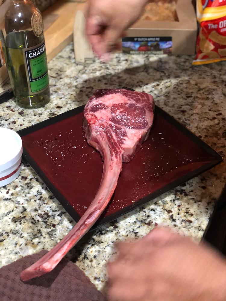 Tomahawk Steak | USDA Prime - Customer Photo From William Rivas