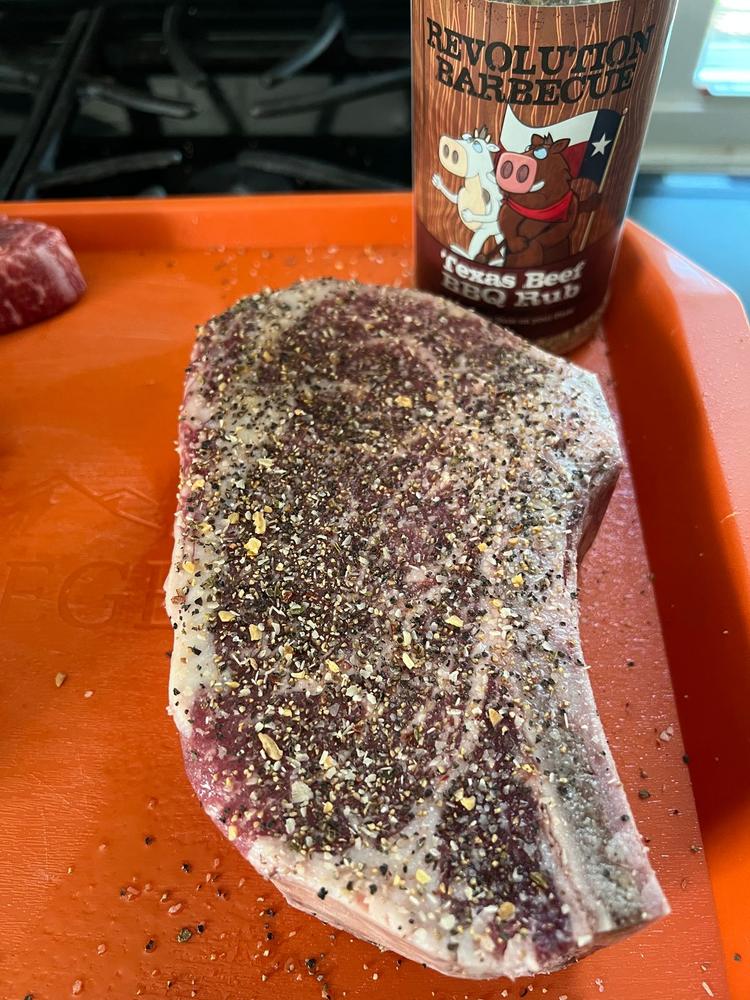 60 Day Dry Aged Bone-In Ribeye Aged Infused With Diplomatico Rum - Customer Photo From Troy Gualco