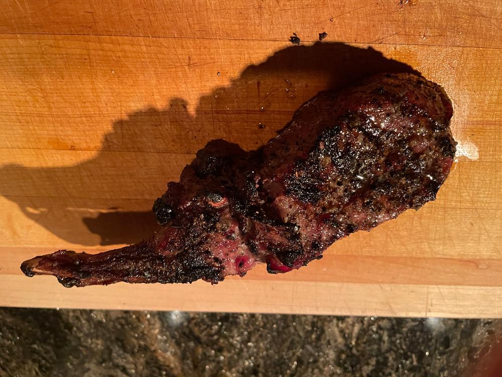 Iberico Bone-In Double Pork Chop - Customer Photo From John Saviano