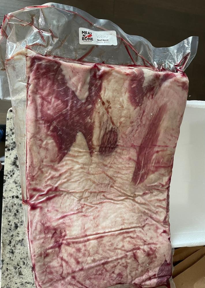 Premium Wagyu Beef Belly (Navel) | American Wagyu BMS7+ - Customer Photo From Alex Cooper