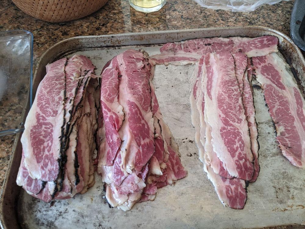 Premium Wagyu Beef Belly (Navel) | American Wagyu BMS7+ - Customer Photo From ANTHONY ARCH
