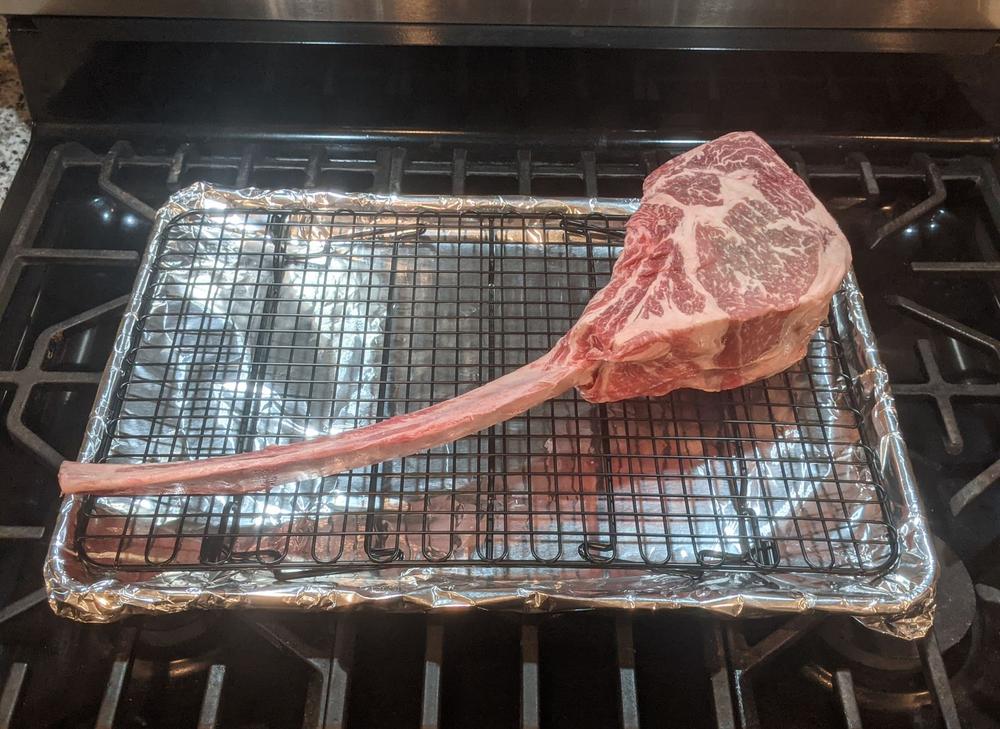 Monster Tomahawk Steak | Wagyu BMS 8-9 - Customer Photo From Bud Sell
