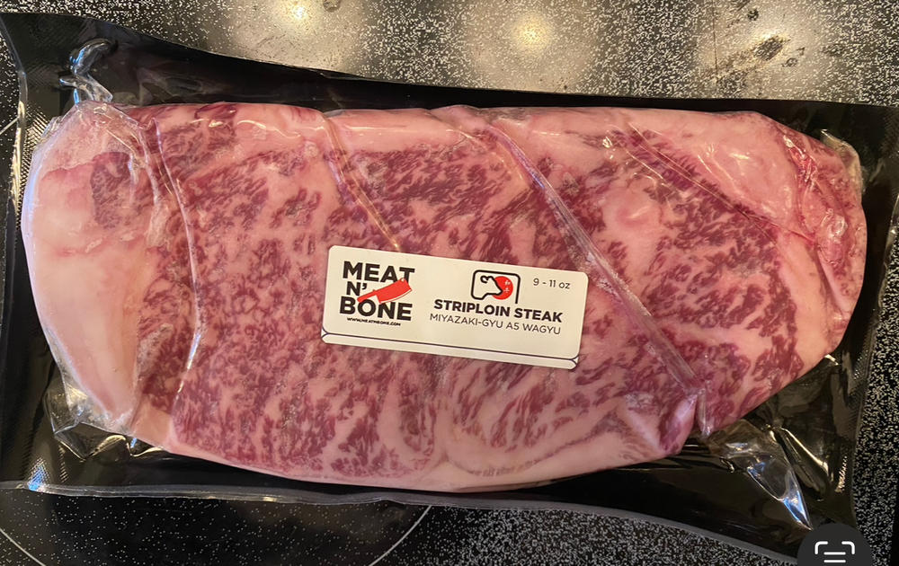 Striploin Steak (New York) | A5 Miyazakigyu Japanese Wagyu - Customer Photo From Kurt Hanson