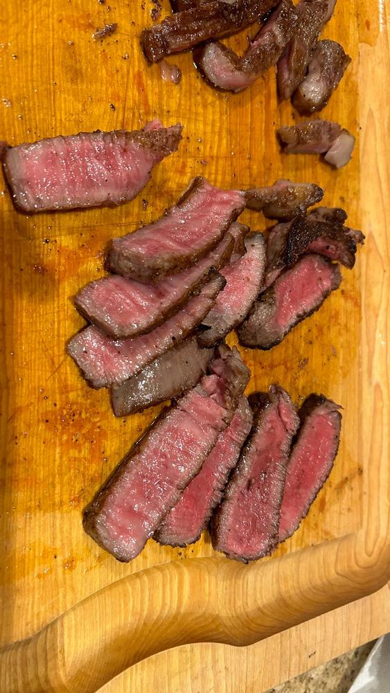 Striploin Steak (New York) | A5 Miyazakigyu Japanese Wagyu - Customer Photo From Kenneth Nichols