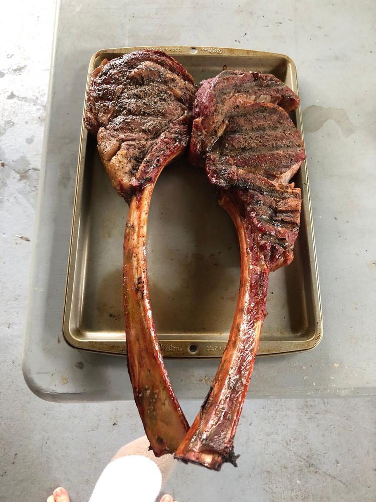 Tomahawk Steak | G1 Certified - Customer Photo From Bonnie Navin