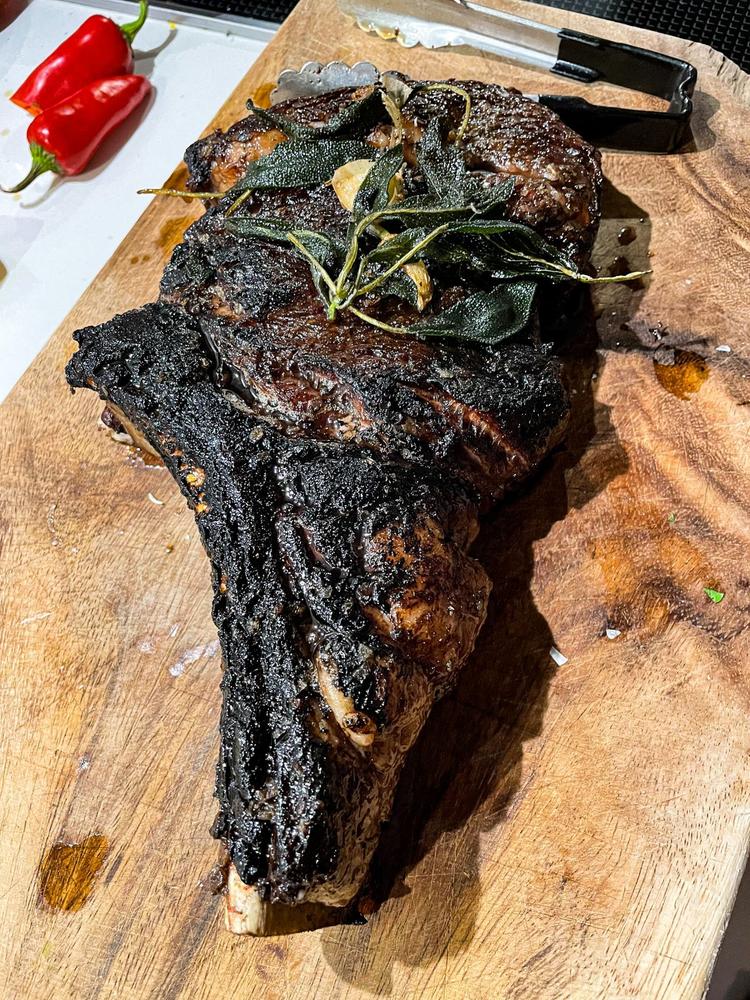 Monster Tomahawk Steak | Wagyu BMS 6-7 - Customer Photo From John Bell