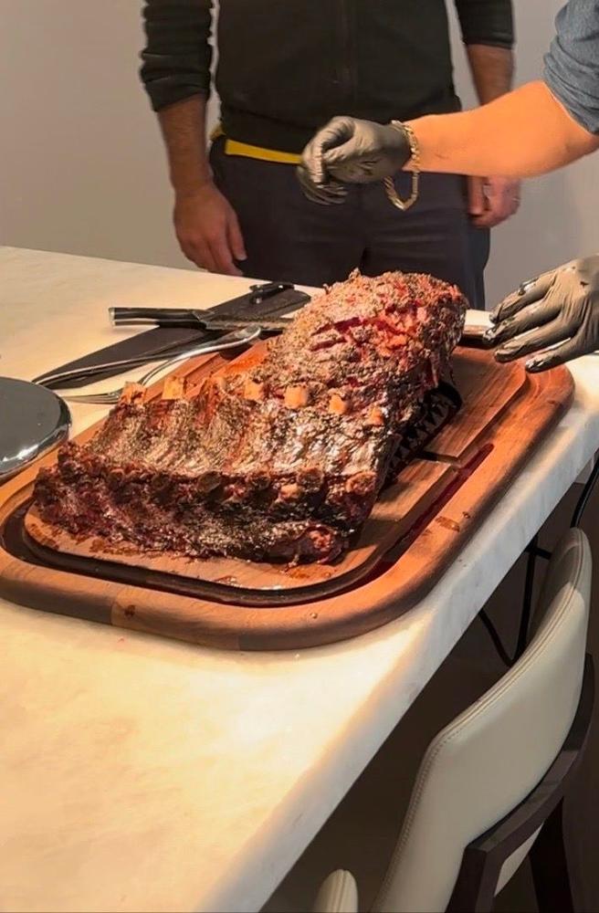 Whole Prime Rib Bone-In | Wagyu BMS 6-7 - Customer Photo From Geoffrey Nudd