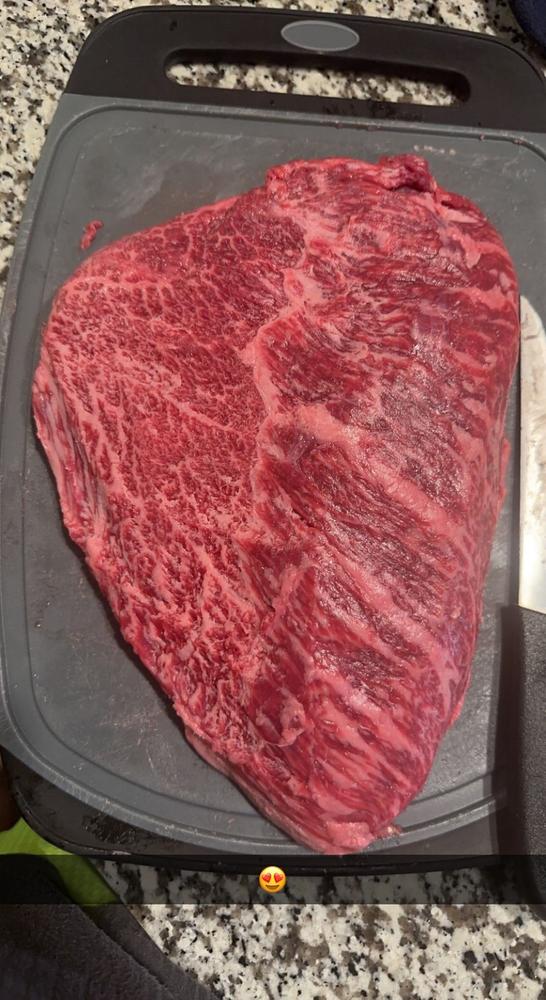 Pure Bred Wagyu Picanha | BMS9+ - Customer Photo From Giovanni Valenzuela