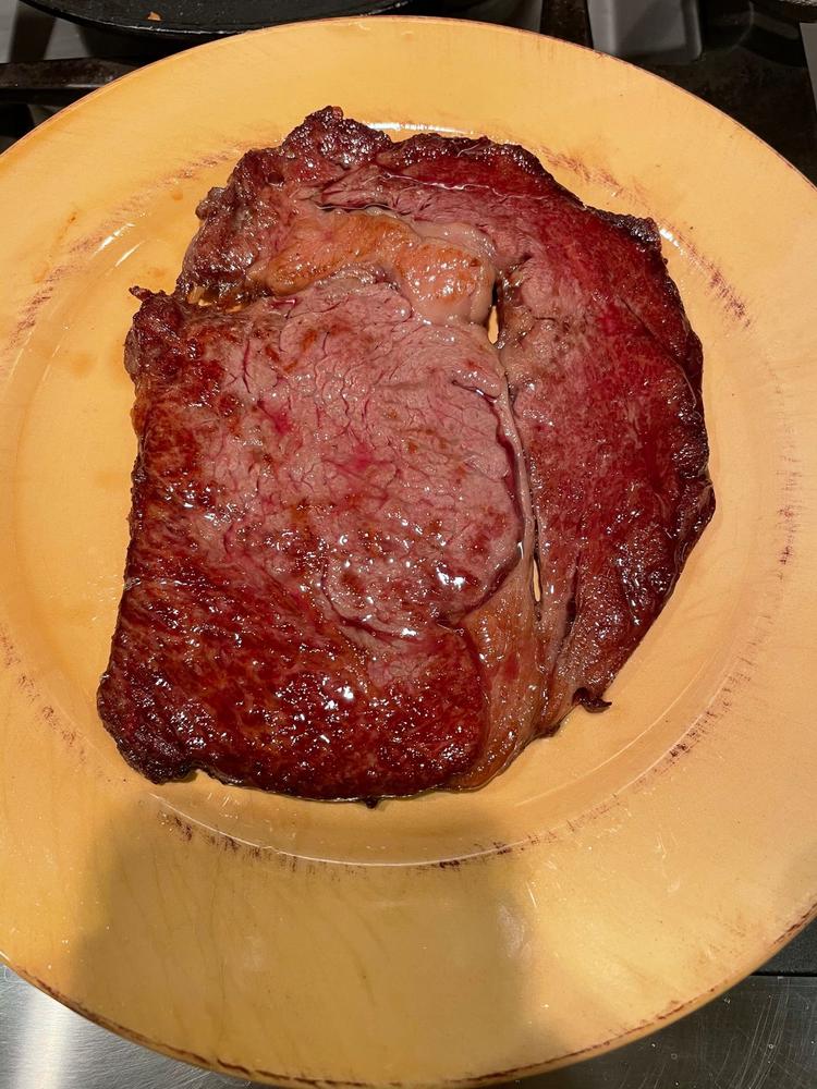 Ribeye Steak | A5 Kobe Beef (Wine Fed) - Customer Photo From Jeremy Bernier