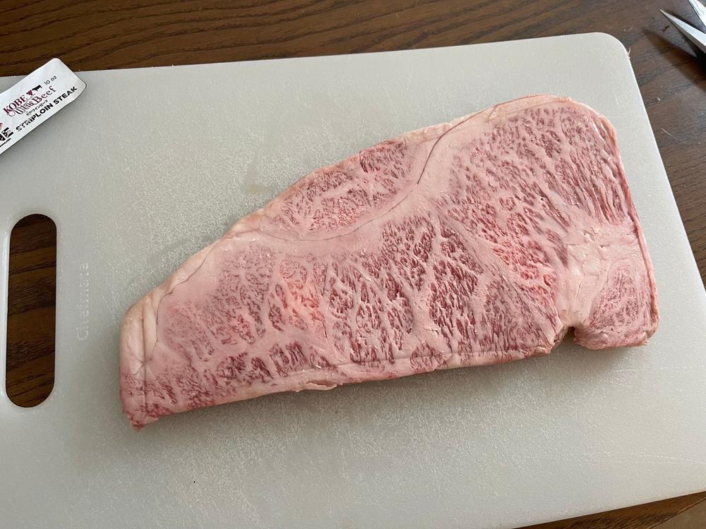 Striploin Steak | A5 Kobe Beef (Wine Fed) - Customer Photo From Joe Rothfuss