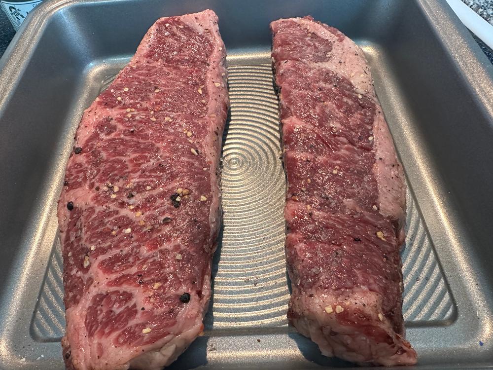 Denver Steak | Intoku Grandmaster Akaushi Beef - Customer Photo From Arlen 